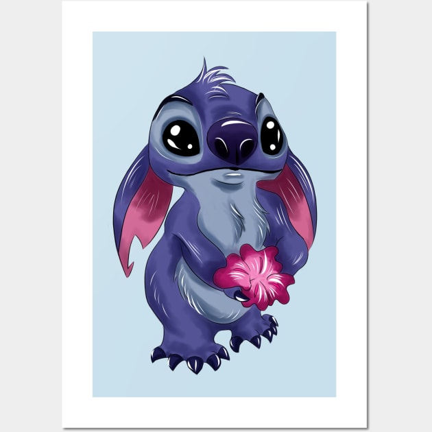 Lilo & Stitch — Stitch Wall Art by OCDVampire